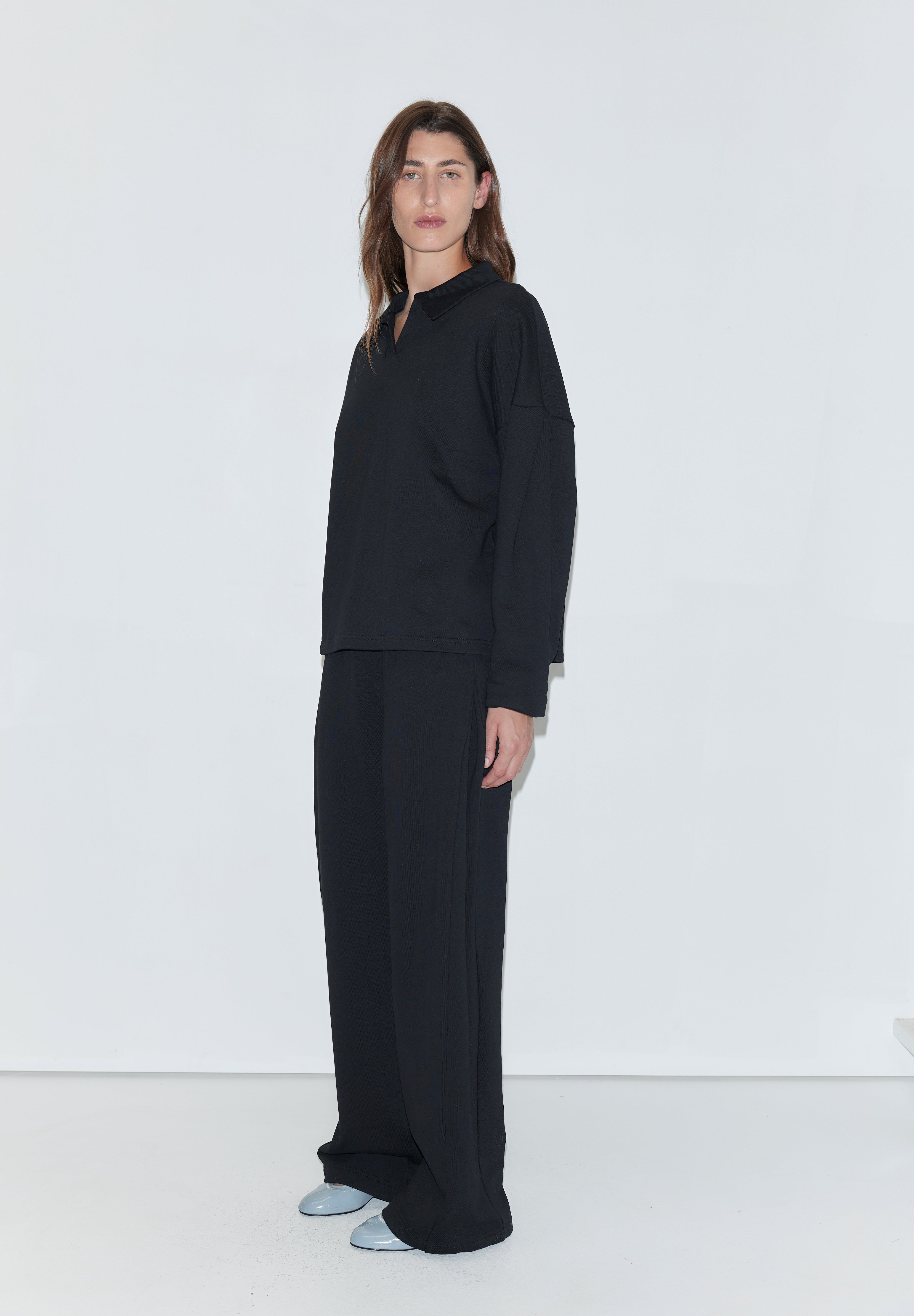 Deiji Studios Jersey Jumper Black
