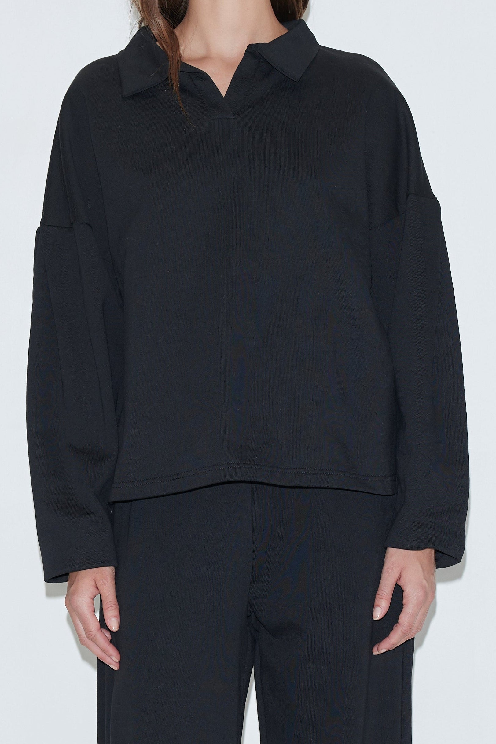 Deiji Studios Jersey Jumper Black
