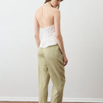 Deiji Studios Open Frill Halter White
