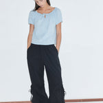 Deiji Studios Drawcord Pocket Pant Black