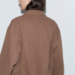 Deiji Studios Button Up Jacket in Brown – back view | Peggy Concept Store