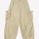 Deiji Studios Cargo Pant in Stone – flat lay product shot | Peggy Concept Store