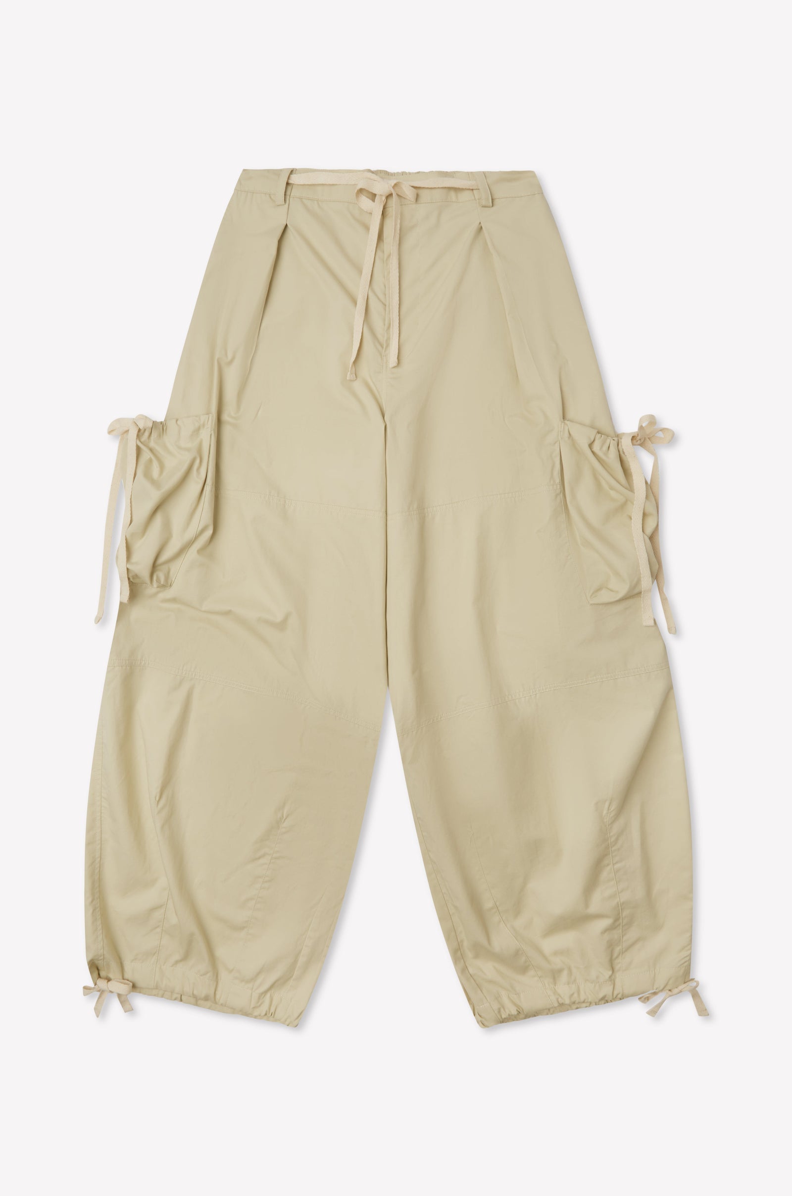 Deiji Studios Cargo Pant in Stone – flat lay product shot | Peggy Concept Store