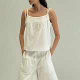 Tied Cami – White