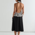 Deiji Studios Voile Halter Honey Check