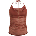 Nagnata Sienna Halter Top Clay