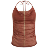 Nagnata Sienna Halter Top Clay