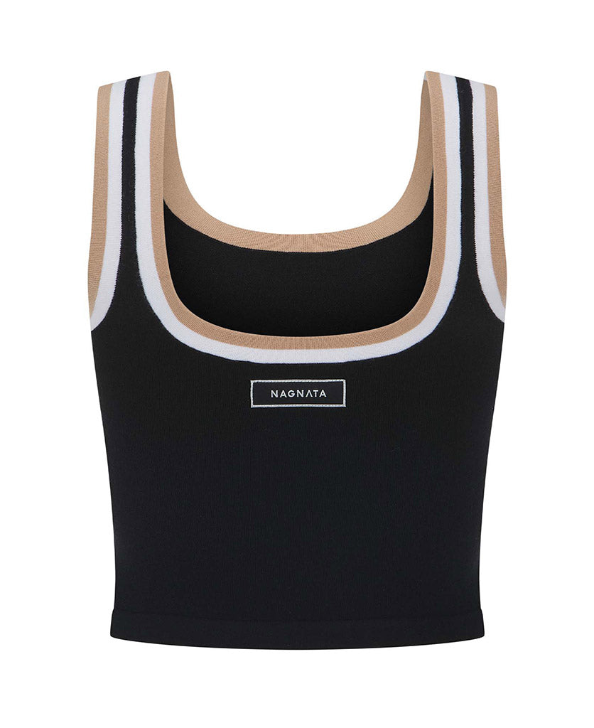 Nagnata Classic Retro Tank Black Sand back