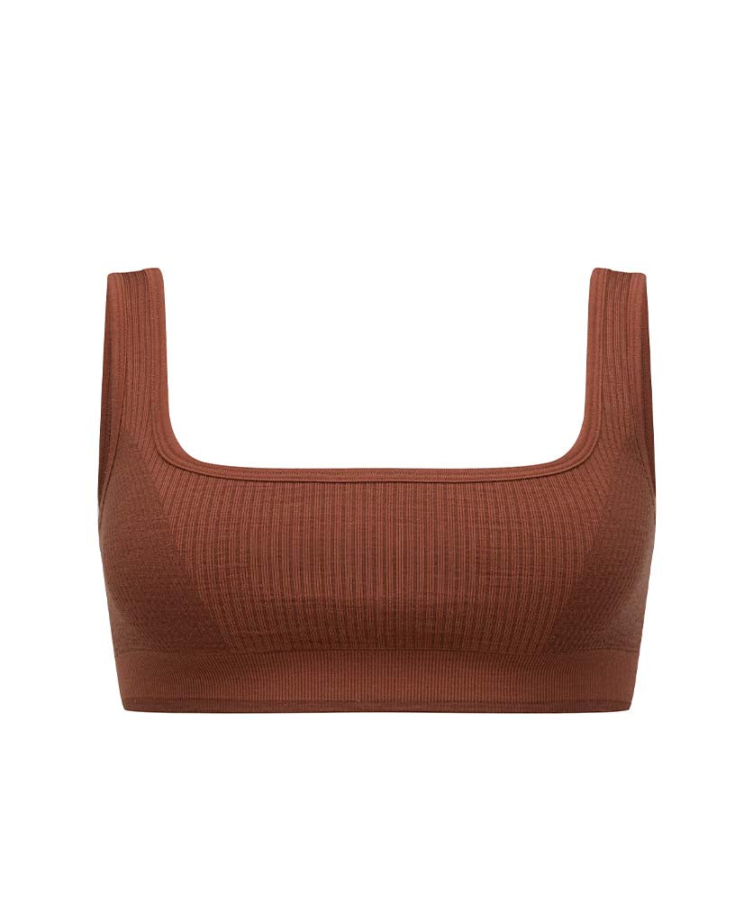 Nagnata Classic Wool Bralet Clay