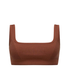 Nagnata Classic Wool Bralet Clay