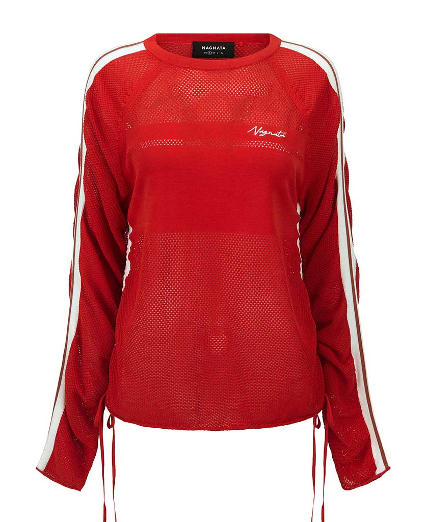 Nagnata Downtown Mesh Jersey Poppy
