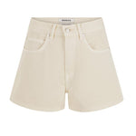 Nagnata Vegetable Dye Bermuda Short Bone White