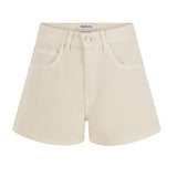 Nagnata Vegetable Dye Bermuda Short Bone White