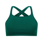 Nagnata Cross Back Wool Bralet Kelp