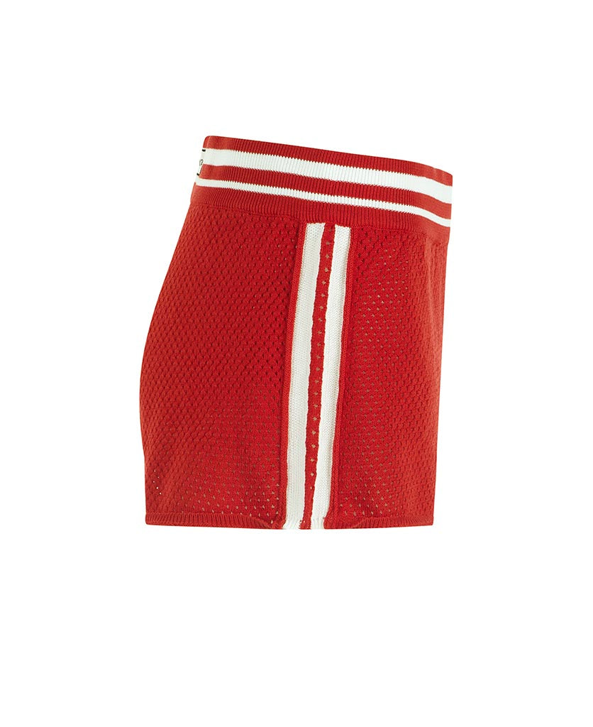 Nagnata Downtown Mesh Short Poppy side