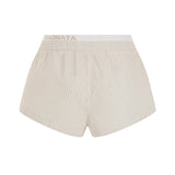 Nagnata Organic Loom Box Knit Short Blanc back