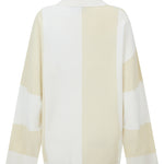 Nagnata Club Stripe Polo Oat back