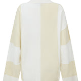 Nagnata Club Stripe Polo Oat back