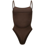 Nagnata Ballet Wool Bodysuit Bark back