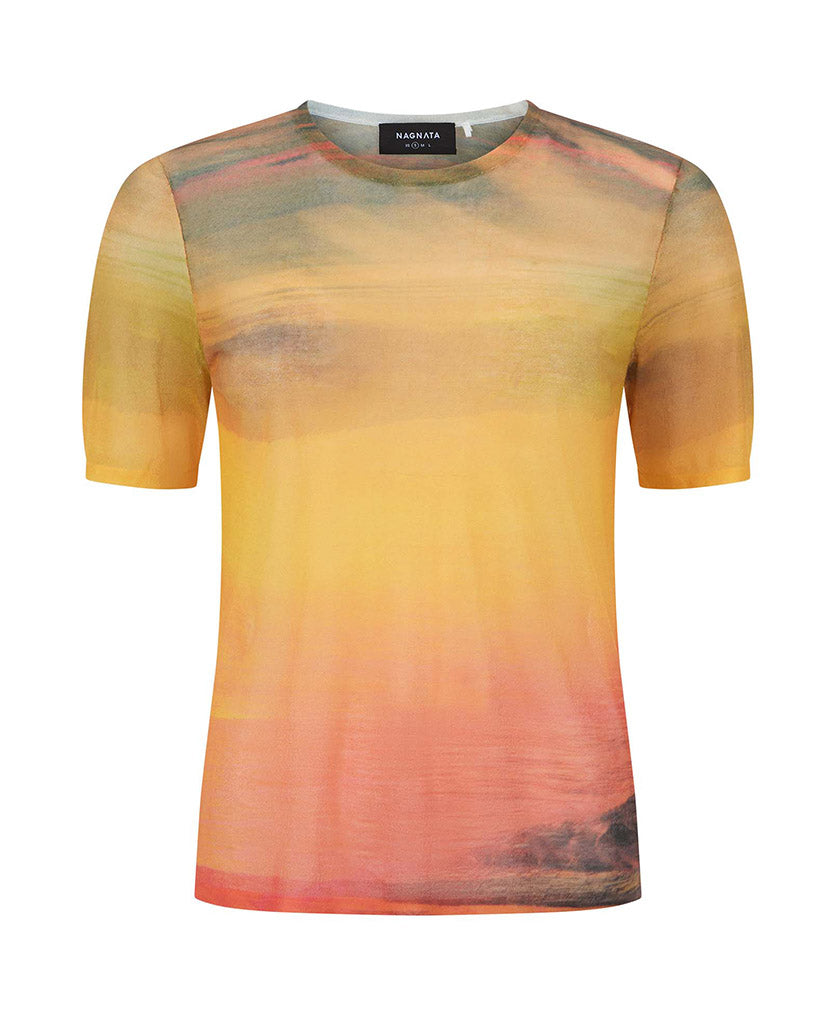Nagnata Sheer Haze Tee Sunset