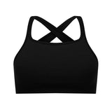 Nagnata Cross Back Wool Bralet Black