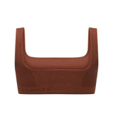 Nagnata Classic Wool Bralet Clay back