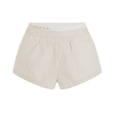 Nagnata Organic Loom Box Knit Short Blanc