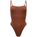 Nagnata Ballet Wool Bodysuit Clay