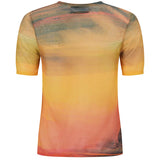 Nagnata Sheer Haze Tee Sunset back