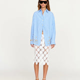 Sumi Buttondown - Blue Stripe
