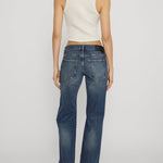 Frame The Gray jean in Tolerate full length