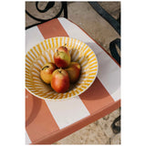 Frutti Ceramic Serving Bowl - Yellow Orange - Alex and Trahanas