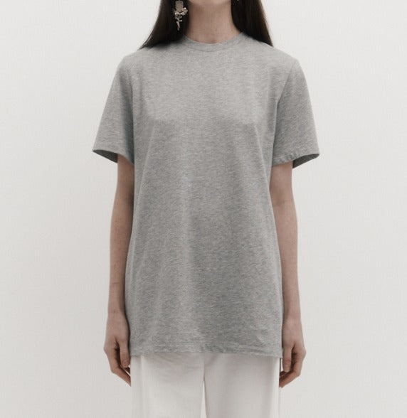Harris Tapper Drew T-Shirt Grey Marle