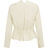 Long Sleeve Chaimberlain Top - Vanilla Tech Taffeta