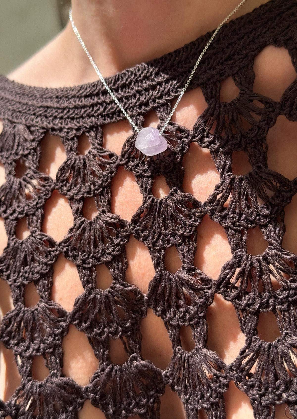 Hermina Athens Lukumaki Myrtilo Necklace on model