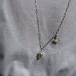Hermina Athens Sun Mini Clip On Lost Sea Diamond Cut Necklace styled
