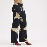 Black Lily Bias Pants