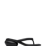 Flip Flop Dome Heel - Black