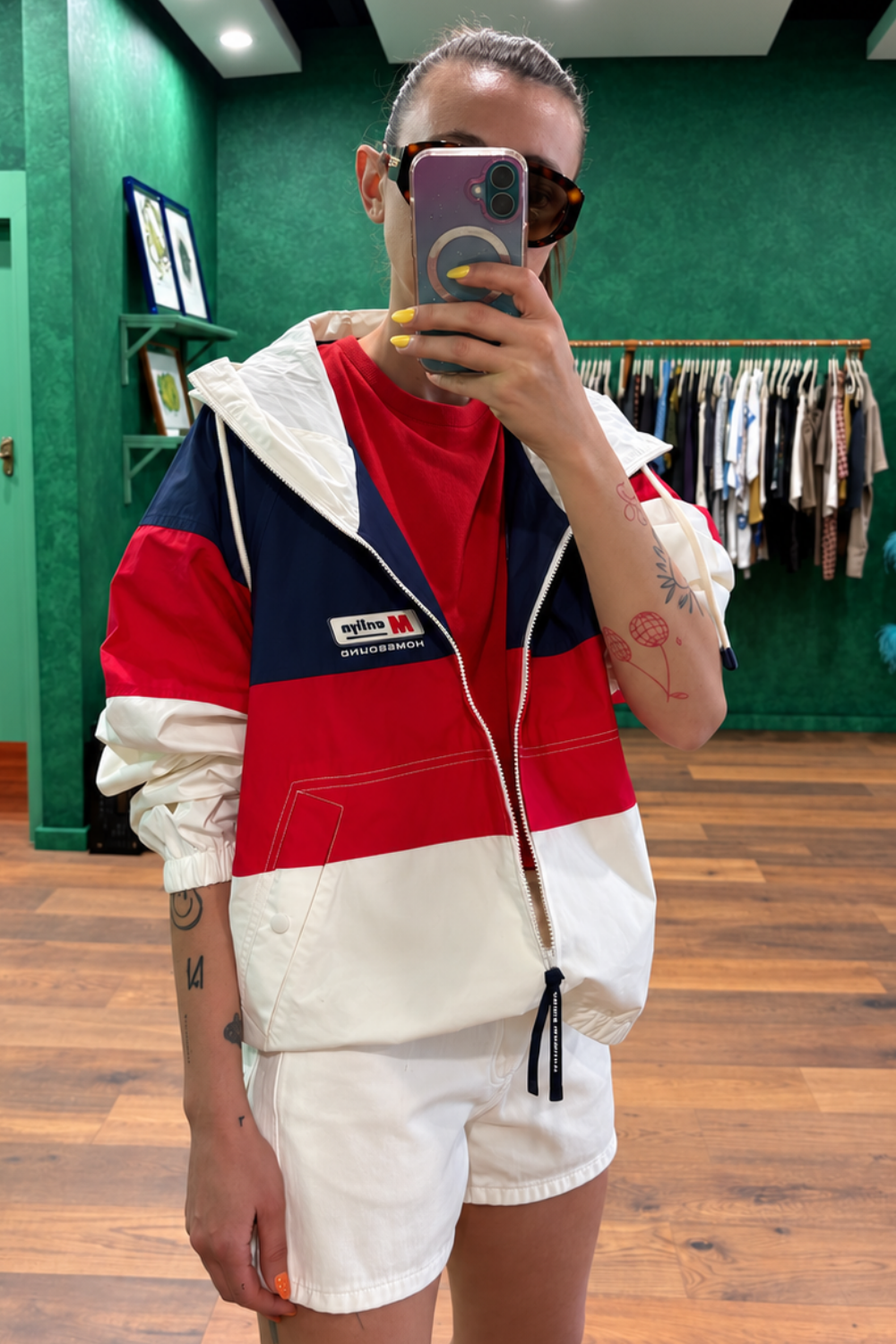 Maggie Marilyn Homebound Windbreaker Nautical