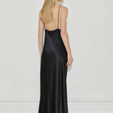 Lace Inlay Dress - Black