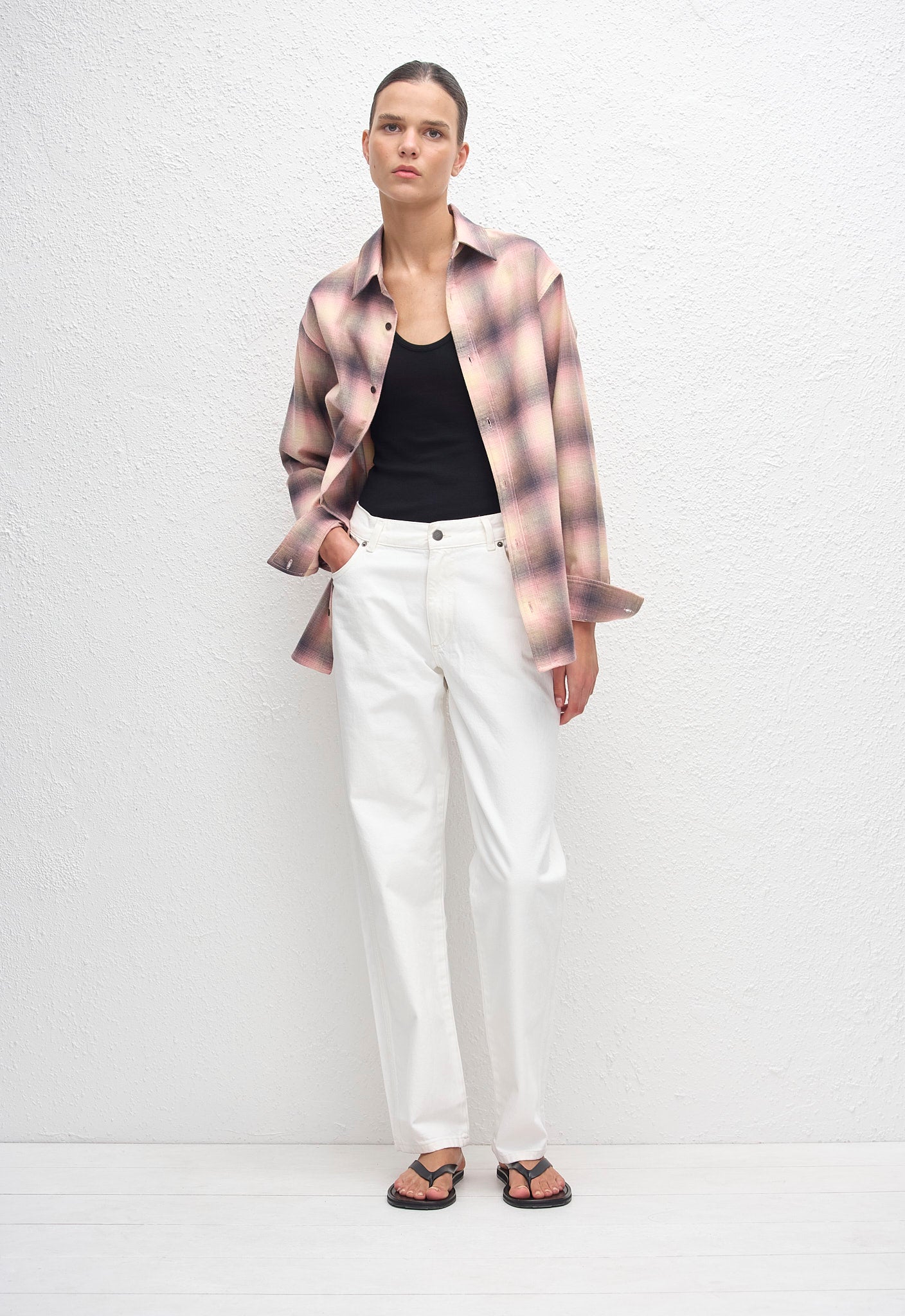 Matteau Flannel Shirt Coral