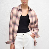 Matteau Flannel Shirt Coral view 2