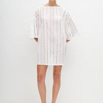 Matteau Magyar Broderie Tee Dress White view 2