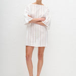 Matteau Magyar Broderie Tee Dress White view 3