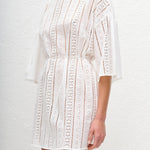 Matteau Magyar Broderie Tee Dress White view 4