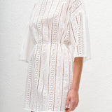 Matteau Magyar Broderie Tee Dress White view 4