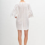 Matteau Magyar Broderie Tee Dress White view 5
