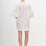 Matteau Magyar Broderie Tee Dress White view 5