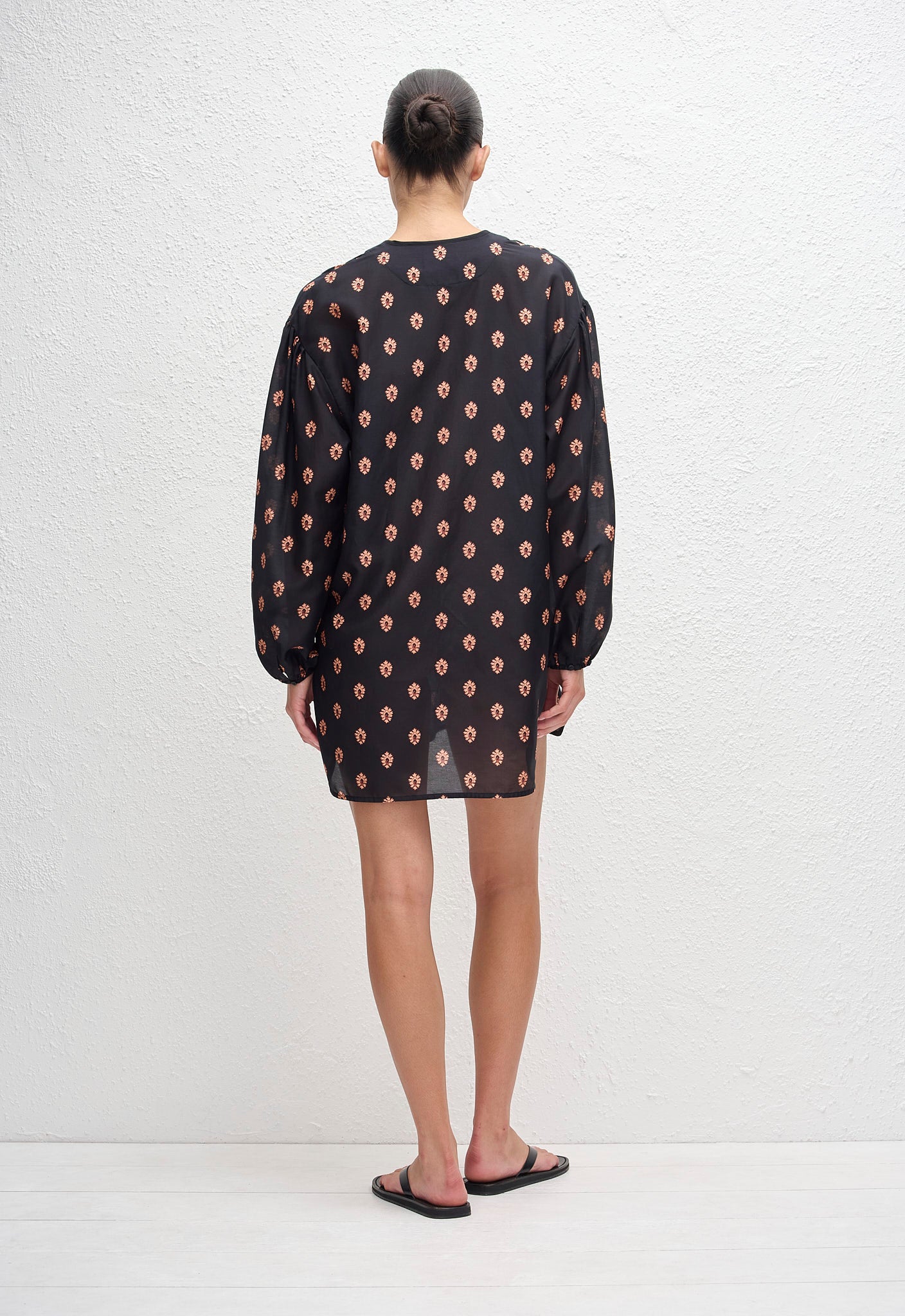 Matteau Popover Mini Tie Dress Vida view 3