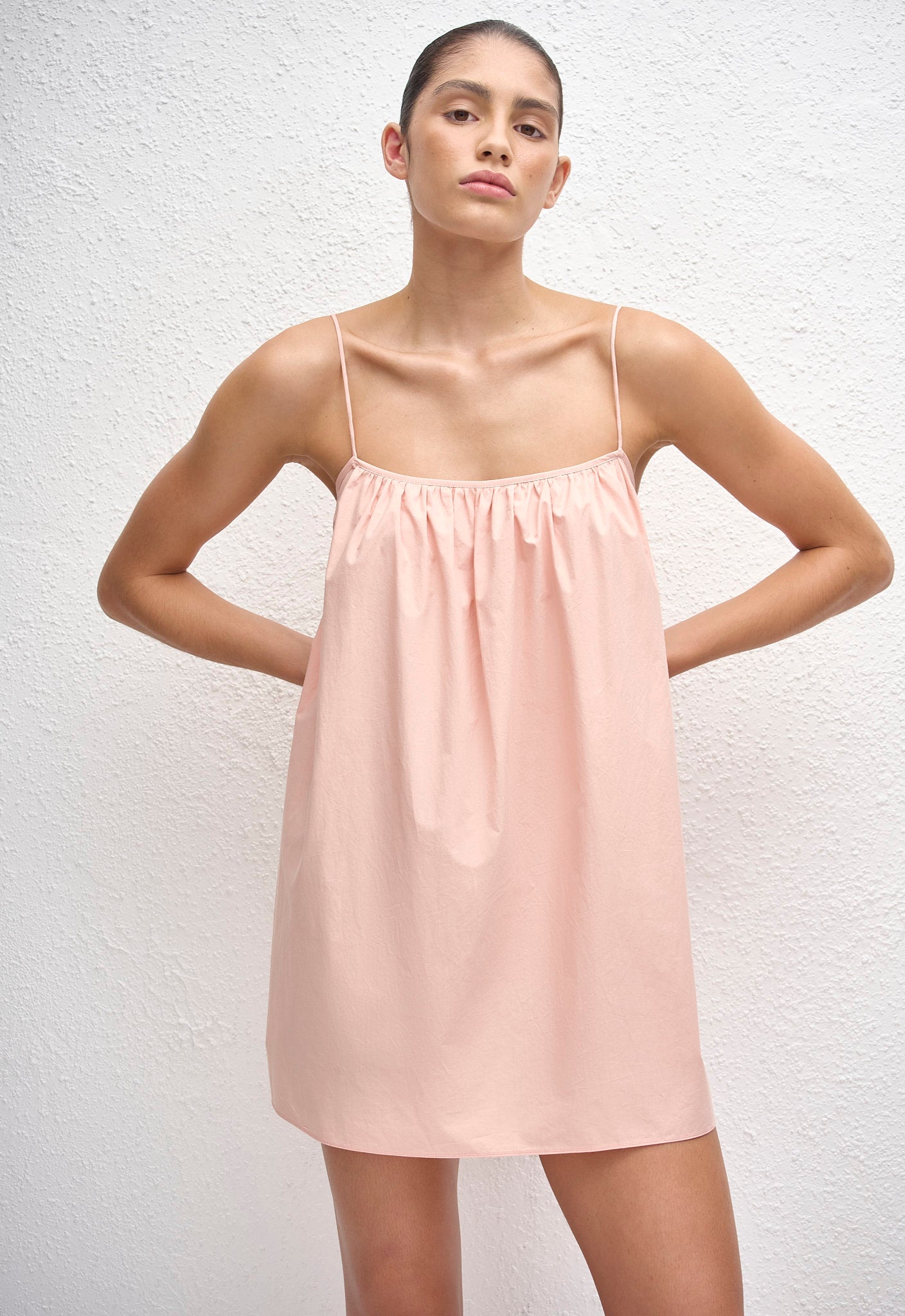 Matteau Voluminous Cami Mini Dress Blush view 2